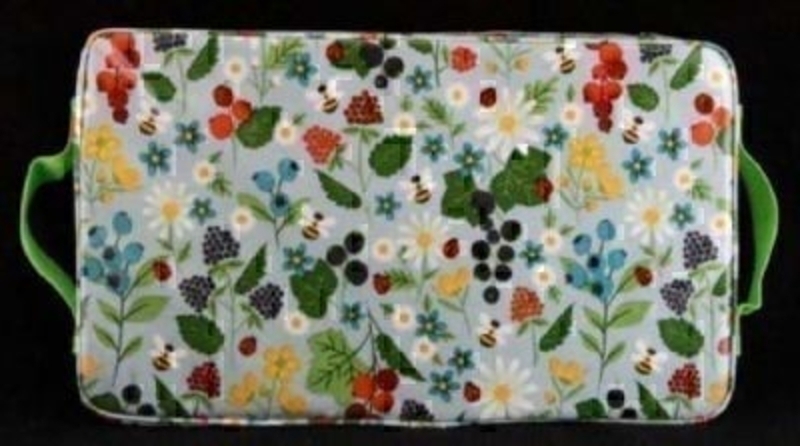Wipe able PVC gardening kneeling pad in the by Gisela Graham. Great gift for gardeners. Size - 41x23x3.5cm